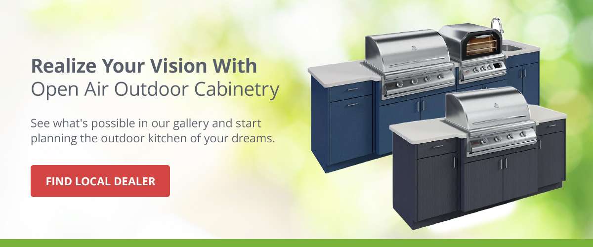 Realize Your Vision With Open Air Outdoor Cabinetry